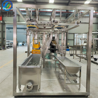 Ligne de machines d'abattage de poulets de petite taille, machine à plumer les volailles pour ferme
