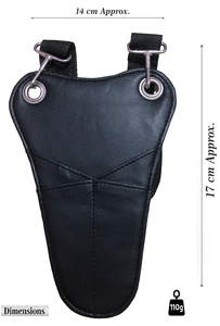 Bolsa de Barbero Multiusos para Herramientas de Peinado con Porta Tijeras, Acero Inoxidable Japonés 410, Tamaños Personalizados - Product Image 6