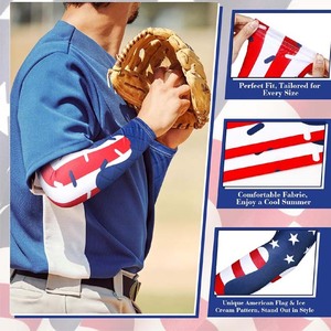 Mangas de compresión personalizadas de poliéster UV unisex para adultos, protección solar para béisbol, pesca y ciclismo, transpirables, duraderas y ligeras. - Product Image 3