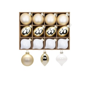 Ornement de Noël Souvenir, Boule Commémorative de Noël 2025, Cadeaux en Verre pour les Amateurs de Noël, Ornements Ronds en Verre Transparent - Product Image 6