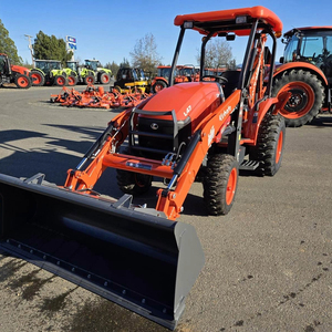 Chargeuse-pelleteuse Kubota L47 robuste 4x4 avec moteur diesel, tracteur compact et excavatrice pour travaux agricoles et de construction - Product Image 1