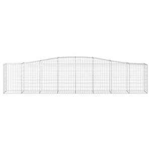 Juego de 3 Cestas de Gabión Grandes y Duraderas de Hierro Galvanizado Plateado para Macetas y Jardineras - Product Image 4