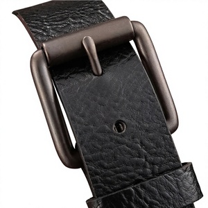 Customizable Men's Party Style Genuine Cow Hide Pin Buckle Belt Steel Buckle Eco-Friendly Lightweight Waterproof Heavy Duty - Product Image 4