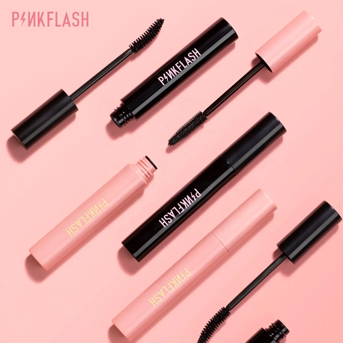 Pinkflash PF-E08 trang điểm mascara bán chạy nhất lông mi Mascara cho lông mi dài và khối lượng màu đen