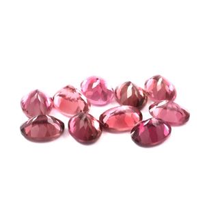 Pierre de Tourmaline naturelle de forme ovale, pierre précieuse de Tourmaline rose à facettes lâches, pierre de bijoux pour cadeau de bague - Product Image 3