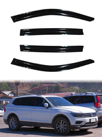 Visera Acrílica para Ventana de Volkswagen 2016 en Adelante, Cinta Adhesiva Doble, Protección Contra Sol y Lluvia, Juego de 4 Piezas, Decoración, Hecho en Taiwán, GCS