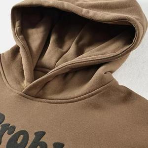 Custom Brand Logo Heat-Transfer Printed Eco-Friendly 460g French Terry Washed <b>Zip</b>-Up Hoodie 100% Cotton Boxy Fit Winter Men - Product Image 4