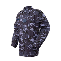 Veste tactique camouflage à rayures bleues Ghana Tiger Strip, uniforme tactique de fabrication industrielle
