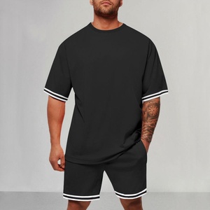 <b>Mens</b> Shorts Set Custom Logo <b>T</b> <b>Shirt</b> and Shorts Casual Summer Streetwear Breathable Terry 100% <b>Polyester</b> 2 Piece Set for <b>Men</b> - Product Image 5