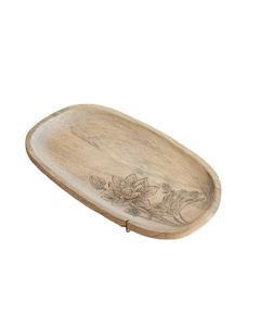 Eco-Friendly <b>Vintage</b> Design Rectangle Mango Wood Serving Plate Biodegradable Durable Dishwasher <b>Safe</b> Customizable Wooden Trays - Product Image 4