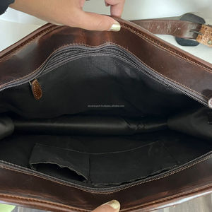 Sac à main pour femme en cuir de vache véritable, grande capacité, vente en gros, 2025, sac à main à bandoulière de haute qualité, fait à la main - Product Image 6