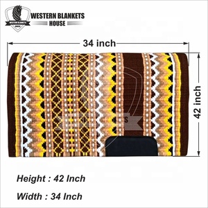 เบาะรองนั่งคุณภาพสูงทำจากหนังแกะแกะแกะแกะสไตล์ตะวันตก - Product Image 2
