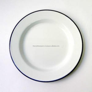 Plateau à biscuits réutilisable, plat de traiteur, fêtes d'anniversaire, vaisselle, assiette de service en métal émaillé rose, décor à la maison - Product Image 3