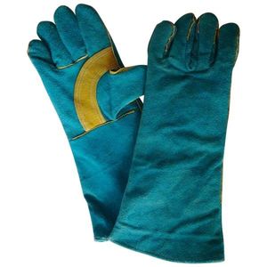 Good Quality TIG Welding Gloves Protect Welder Work <b>Full</b> Palm Split Leather Waterproof Heat Resistance Anti <b>slip</b> Gloves - Product Image 5