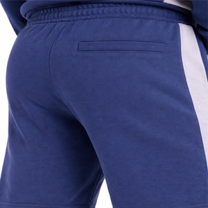 Conjunto de Sudadera con Capucha y Pantalones Cortos para Hombre, Diseño de Contraste de Color, Estilo Casual, Dos Piezas, Ropa Deportiva para Gimnasio, Conjunto Personalizado con Cordón Ajustable - Product Image 6