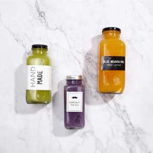 Innovative Clear Non-transparent Coated Glass Flat Juice Bottle 30ml-500ml Screw Cap Mouth Capsule/Pill/<b>Tablet</b> Sealing Reed - Product Image 5