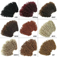Extensions de cheveux synthétiques tressées en gros, 36 pouces, style Butterfly Locs, Faux Locs, pour crochet, double trame, pré-bouclées