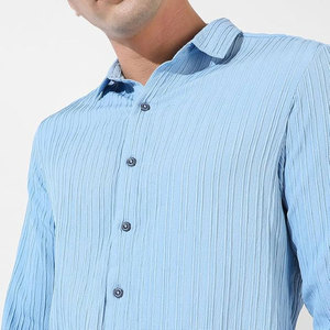 2022 été coton chemise habillée pour hommes pour col polo respirant et Anti-rides Logo personnalisé impression en gros pour les adolescents - Product Image 6