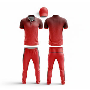 Conjunto de Uniforme de Cricket Sublimado Personalizado para Equipos |   Uniforme Completo de Cricket para Hombres, Mujeres y Jóvenes, Camiseta Polo y Pantalones - Product Image 1