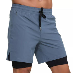 Pantalones cortos de gimnasio para hombre del mejor material Etiqueta privada con logotipo personalizado Técnica teñida Lisa Personalizada a un precio - Product Image 1