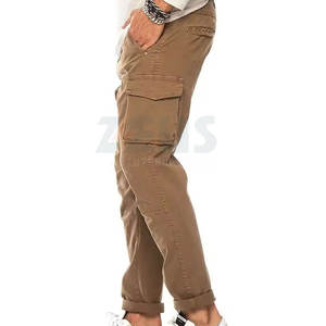 Pantalones Cargo para Hombre a la Moda, Pantalones Cargo Ajustados, Cómodos, Transpirables, Lavados, Pantalones Cargo Casuales para Hombre - Product Image 3