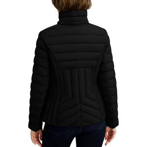 Women’s Winter <b>Quilted</b> Puffer <b>Jacket</b> with Hood – Lightweight Warm Zip-Up Coat - Product Image 4