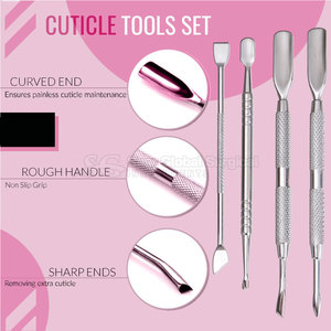 Juego de Empujadores de Cutículas Premium, Juego Completo de Empujadores de Cutículas, Estuche de Almacenamiento Portátil con Herramientas de Calidad para el Cuidado Diario de las Uñas - Product Image 2