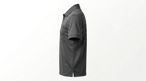 Chemises de golf pour hommes avec logo personnalisé, 100% polyester tricoté, anti-rides, manches courtes, imprimées, respirantes - Product Image 3