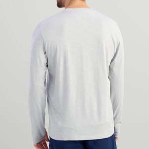 T-shirt personnalisé à manches longues pour hommes, avec broderie et étiquette, haute qualité, motif graphique, pour la pêche (vente en gros) - Product Image 3