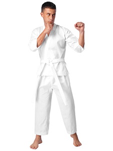Uniforme de Karate Personalizado, Traje de Entrenamiento Ligero Premium para Adultos, Fabricante de Ropa Deportiva con Etiqueta Privada OEM ODM - Product Image 1