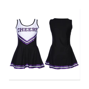 Uniforme de cheerleading pour filles avec motif exclusif et impression de logo personnalisé pour les rassemblements scolaires, les spectacles et les fêtes - Product Image 2