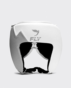 Nouvel ensemble de boxe blanc et gris : Gants, protège-tête et protège-pénis en cuir véritable pour entraînement et sparring Muay Thai – Équipement sportif - Product Image 4