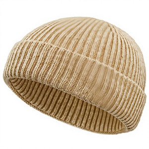 Custom Private Label Wide Rib Classic <b>Beanie</b> Cuffed Winter Skull <b>Hat</b> Bulk Hot Selling Fisherman Ribbed Classic <b>Beanie</b> Custom - Product Image 2