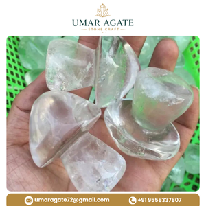 Figura de Hongo Tallada en Cristal de Cuarzo Transparente, Gema Hecha a Mano, Regalo Curativo - Product Image 3