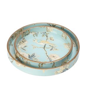 Bandejas y tarros de cuerno hechos a mano con motivos de animales tradicionales Pichwai, con estampado de plata alemana, tacto real, decoración del hogar, boda india, venta al por mayor - Product Image 2