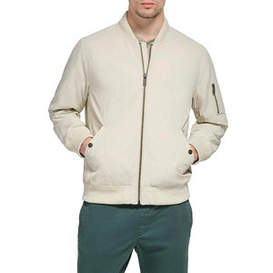 Chaqueta Bomber Ligera para Hombre, Cuello Acanalado, Ropa Exterior Informal a la Moda, Proveedor Mayorista con MOQ Bajo - Product Image 1