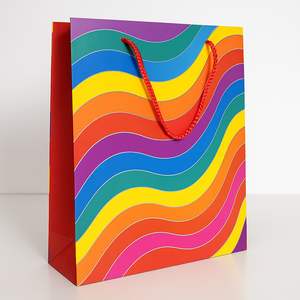 Bolsas de Regalo Coloridas con Asas de Cuerda Roja para Fiestas, Cumpleaños y Celebraciones - Product Image 3