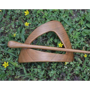 Horquillas de Madera Natural Hechas a Mano, Artesanías de Bambú y Madera para Peinados Tradicionales y Modernos - Product Image 2