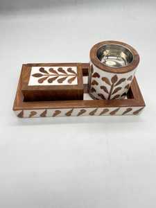 ARIF HANDICRAFT Antique Design Bone Inlay Bakhoor Burner Rose Scented Sandalwood Seed Materials Eco-Friendly Religious Use - Product Image 5