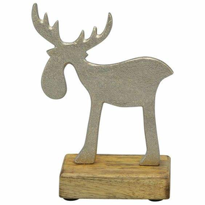 Figura Decorativa de Reno Metálico de Alta Calidad para Navidad, Adorno para Estante o Mesa, Precio de Fábrica, MOQ 50 Piezas - Product Image 2