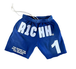 Shorts en molleton épais de qualité supérieure pour hommes, impression graphique personnalisée, style streetwear oversize, couleurs personnalisées - Product Image 3