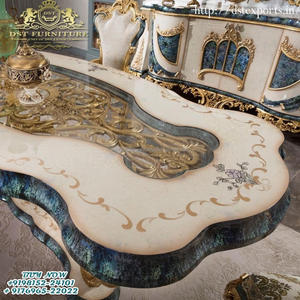 Juego de Muebles de Comedor de Madera de Teca Moderna con un Aspecto Majestuoso Único, Mesa de Comedor de Artesanía India - Product Image 3