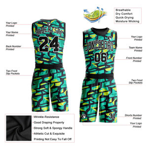 Ensemble d'uniformes de basketball personnalisés pour hommes – Maillot sans manches et short 100 % polyester respirant à séchage rapide, imprimé 3D sur le devant, grandes tailles pour équipe - Product Image 3