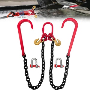 Muestra gratis 5/16 3/8 G70 <span class=keywords><strong>Cadena</strong></span> de camión con ganchos dobles en J <span class=keywords><strong>para</strong></span> camión plano Tie Trailer <span class=keywords><strong>Tractor</strong></span> Car - Product Image 4