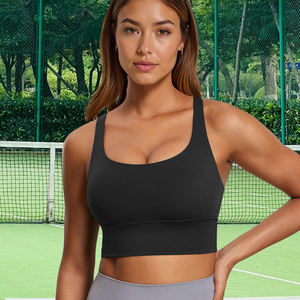 Ropa Deportiva para Mujer, Camiseta de Yoga sin Costuras de Color Sólido, Manga Larga, Top Corto para Entrenamiento, Secado Rápido, Transpirable, Conjuntos de Yoga - Product Image 5