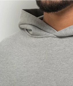 Sudadera con Capucha para Hombre, Talla Grande, Personalizable con Logotipo, Peso Pesado 380 Gsm, Estilo Urbano, Sudadera Oversize Lisa - Product Image 2
