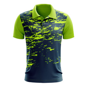 เสื้อโปโลพิมพ์ลายแบบซับลิเมชั่นคุณภาพสูง ออกแบบเองได้ทั่วทั้งตัว เสื้อโปโลเปล่าสำหรับผู้ชาย เสื้อผ้ากีฬา แขนสั้น - Product Image 3