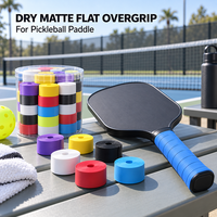 Sangle de poignée de raquette de pickleball en PU mat et plat, vente en gros directe d'usine, approvisionnement en vrac pour raquettes de tennis et de badminton