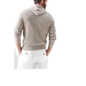 Marché en ligne les plus vendus nouvelle mode hommes automne pull à capuche rue à manches longues couleur unie à capuche du fournisseur BD - Product Image 2