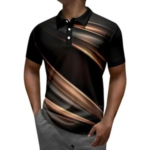 Nouveaux modèles de polos pour hommes, polos sublimés, t-shirts professionnels de haute qualité, respirants, nouveau style de polo sublimé pour hommes - Product Image 2